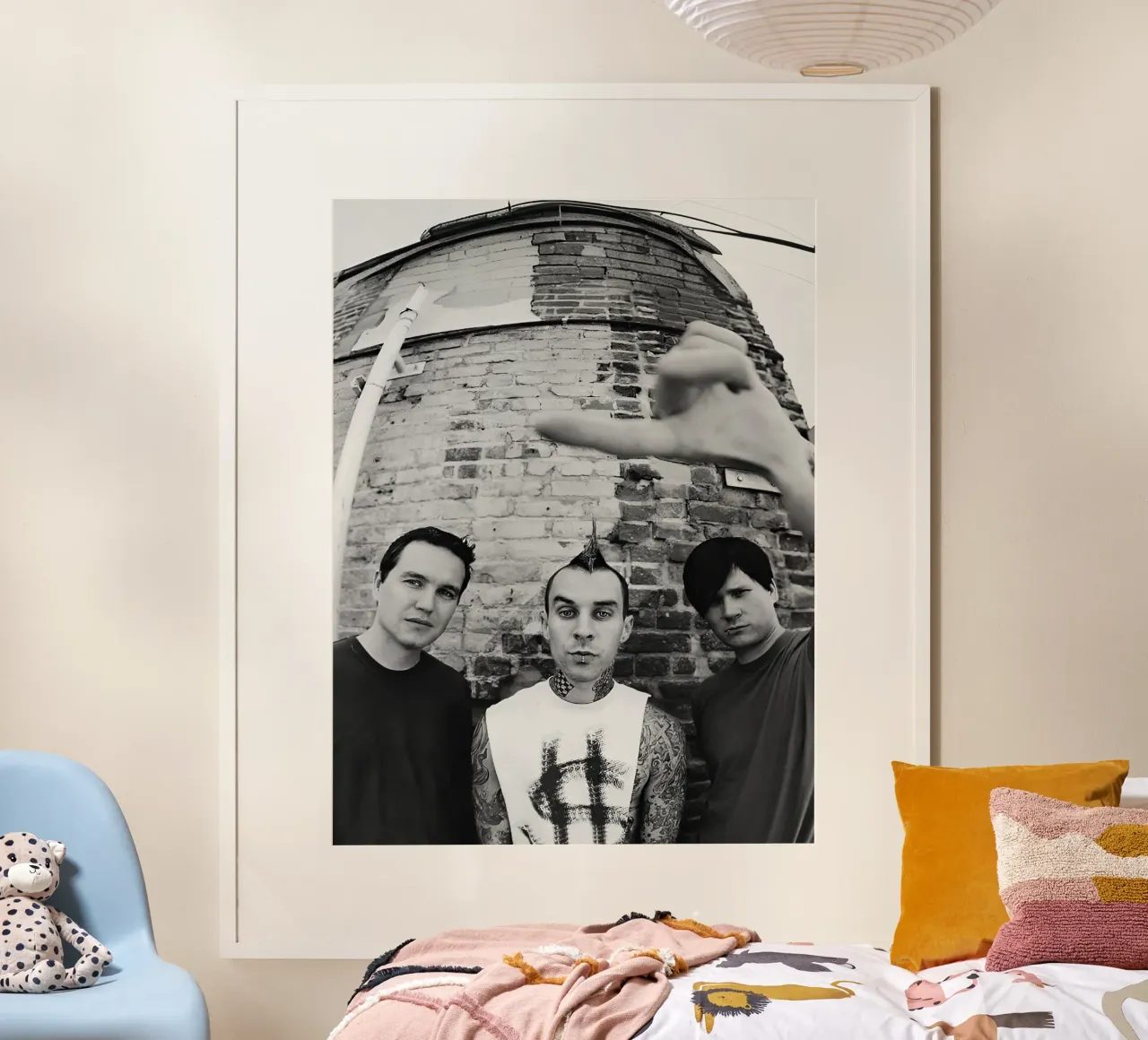 Blink 182 poster con telaio in alluminio da Musadad Shop