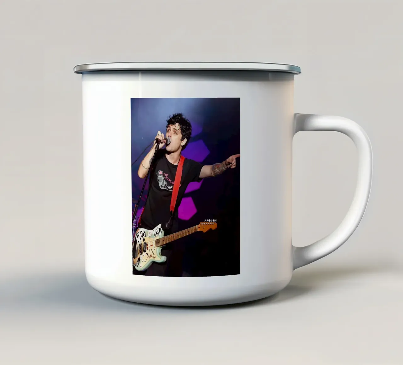 Billie Joe Armstrong tazza in smalto da Musadad Shop