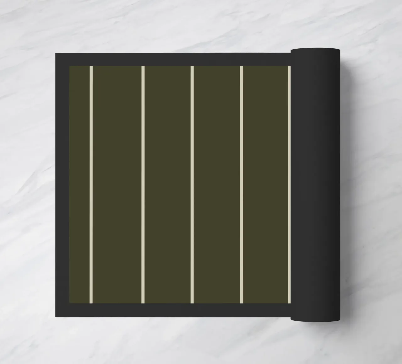 Dark olive green with skipping stone lines zerbino da TijanaArtStudio88