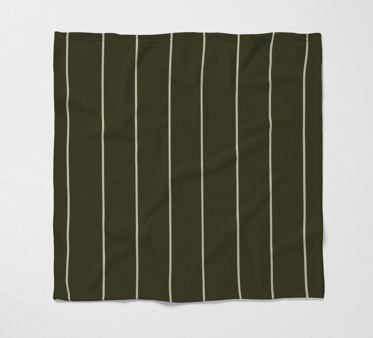 Dark olive green with skipping stone lines coperta in pile da TijanaArtStudio88