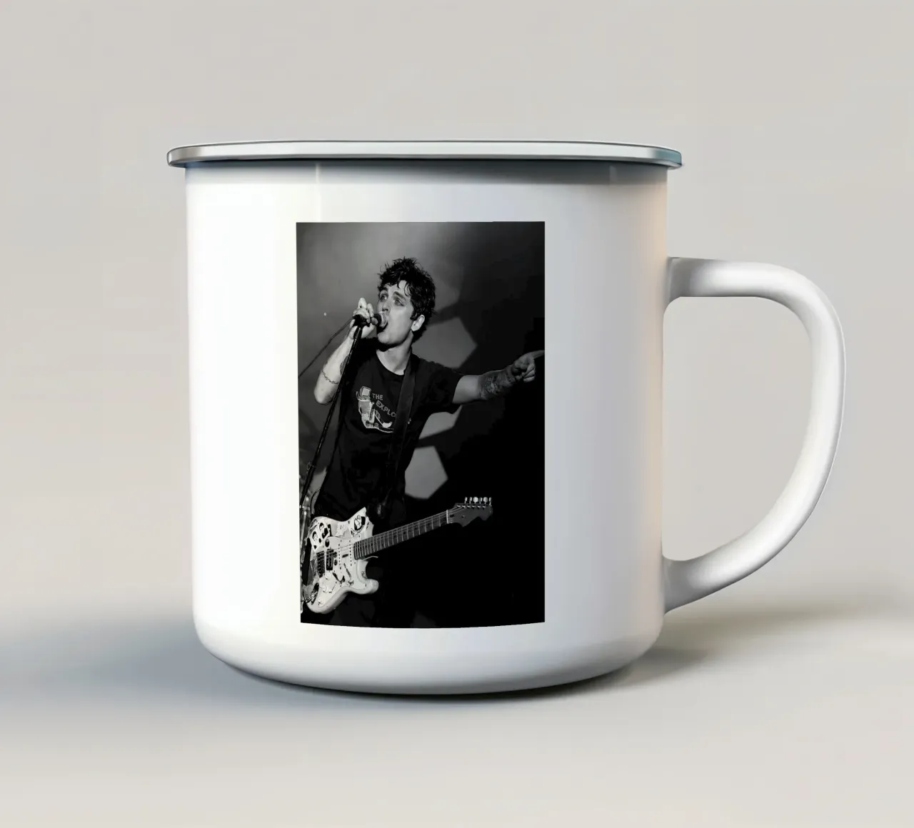 Billie Joe Armstrong tazza in smalto da Musadad Shop
