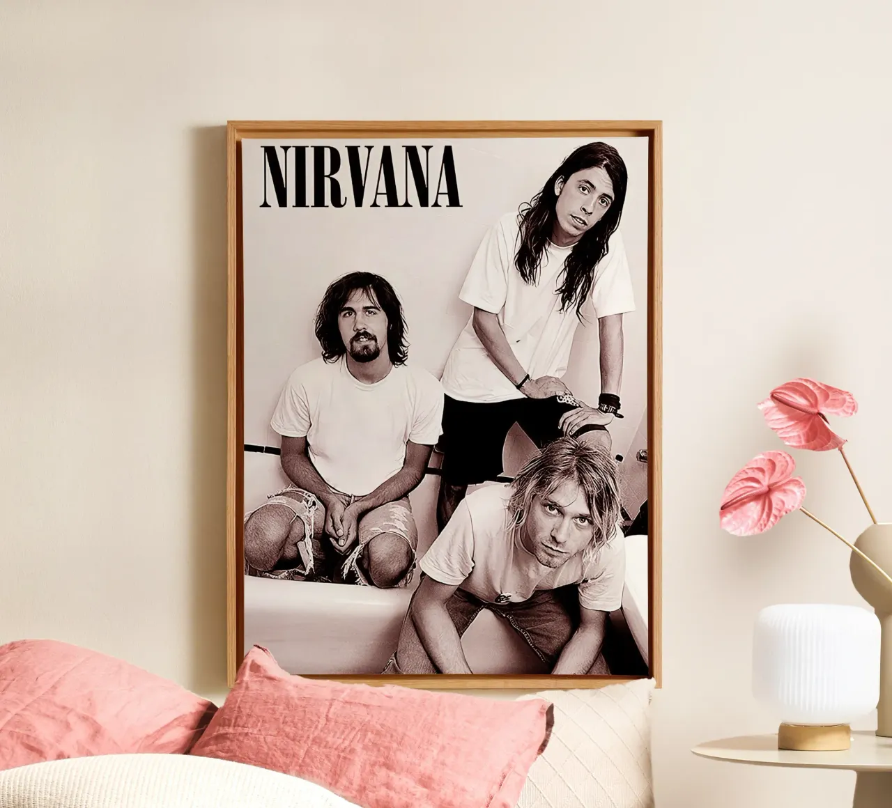 Nirvana tela con Cornice a cassetta da Musadad Shop