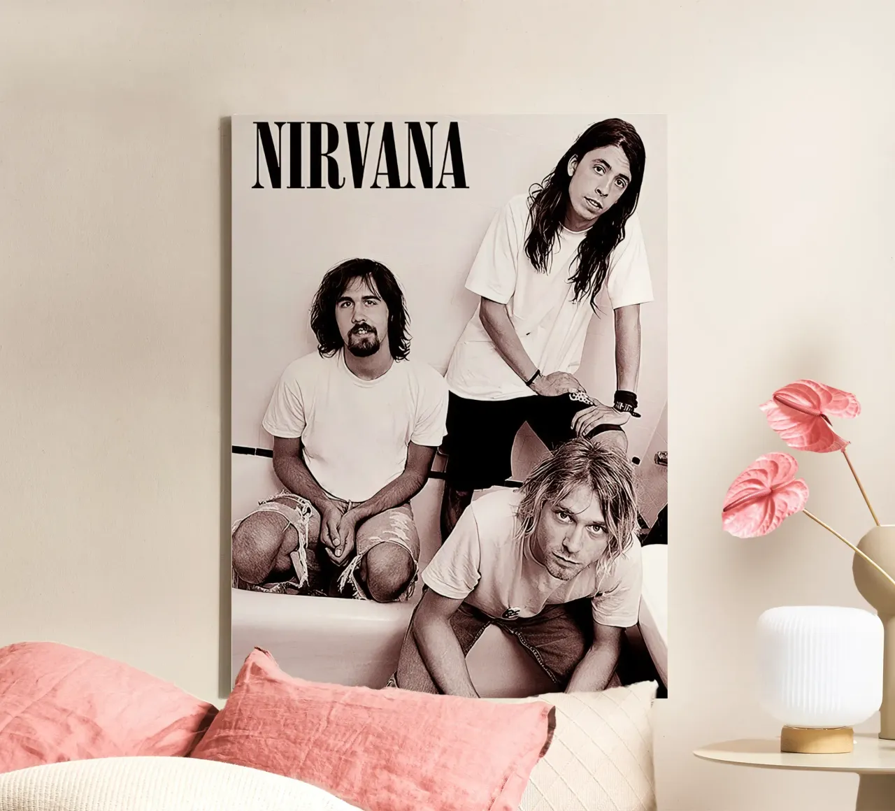 Nirvana tela con Cornice a cassetta da Musadad Shop