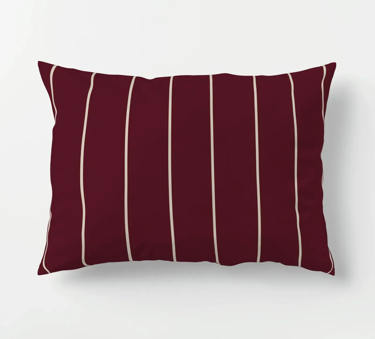 Ancient burgundy with skipping stone lines cuscino da TijanaArtStudio88