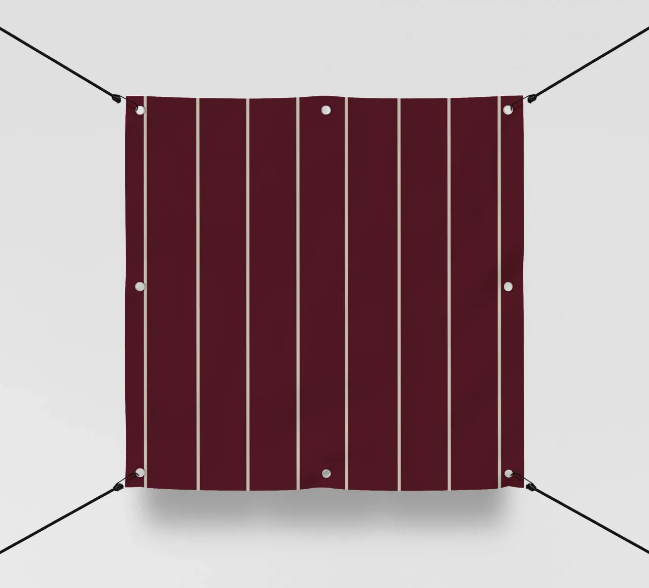 Ancient burgundy with skipping stone lines telo in pvc da TijanaArtStudio88