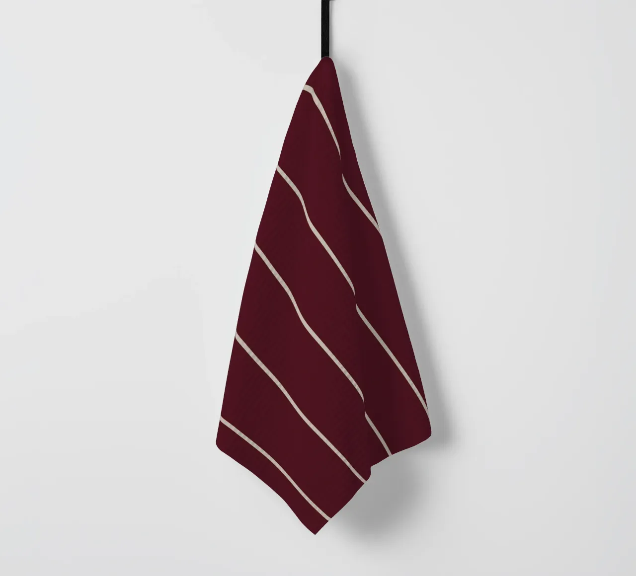Ancient burgundy with skipping stone lines canovaccio da cucina da TijanaArtStudio88
