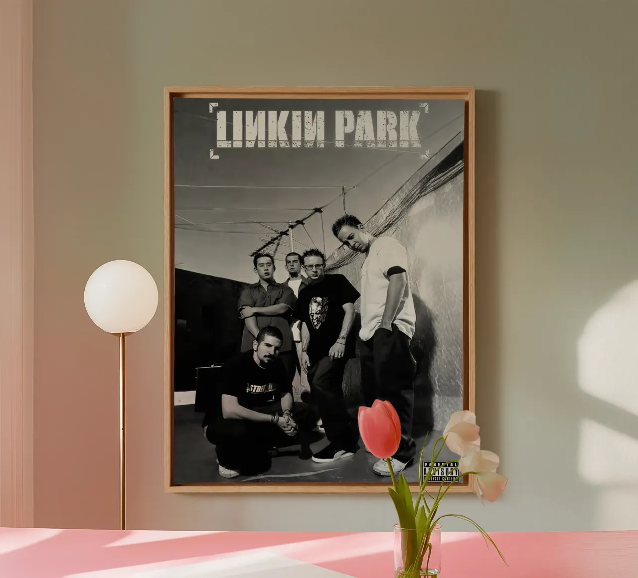 Linkin Park tela con Cornice a cassetta da Musadad Shop