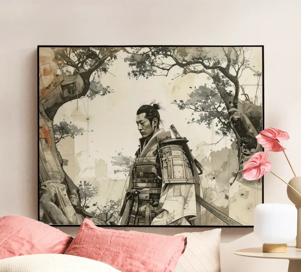 Samurai plexiglass da pixel