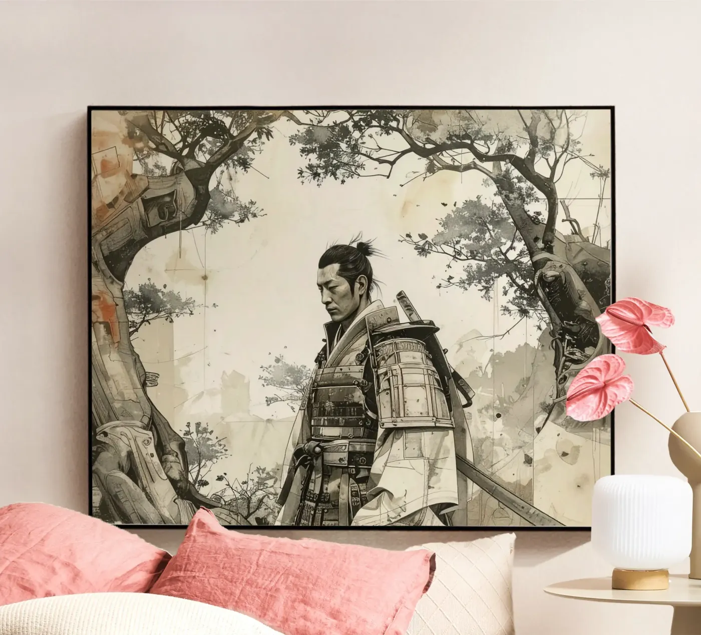 Samurai Acryl-Glas von pixel