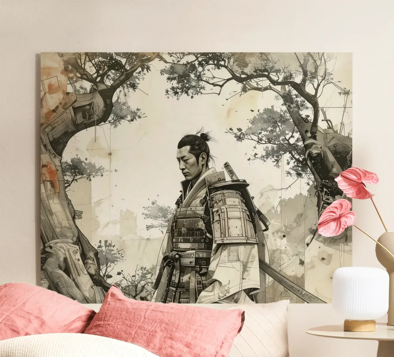 Samurai plexiglass da pixel