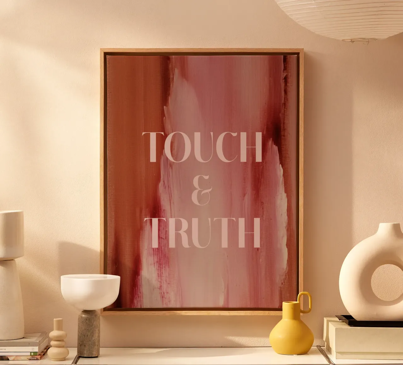 Soft Poems No 10 tela con Cornice a cassetta da treechild