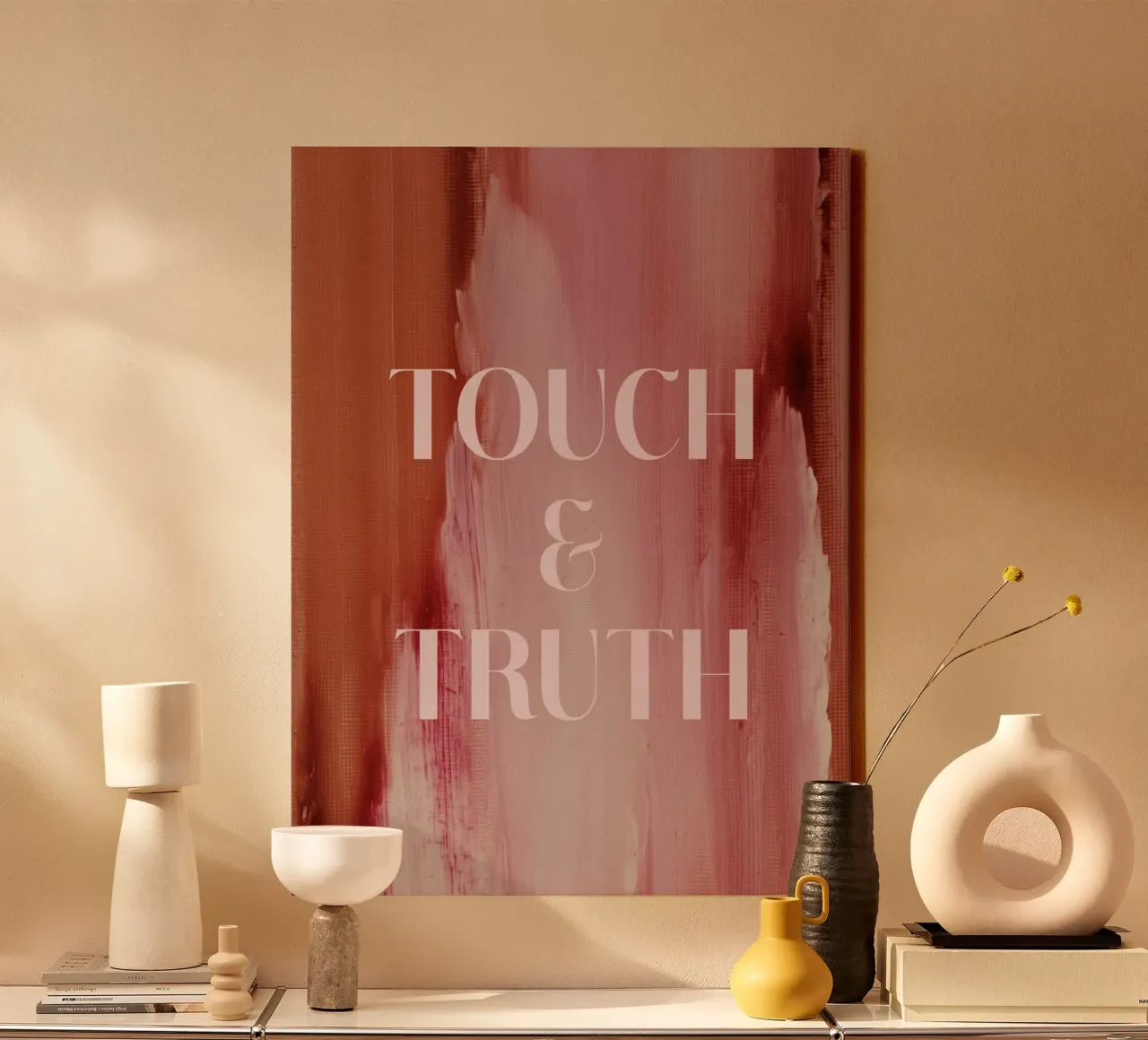 Soft Poems No 10 tela con Cornice a cassetta da treechild