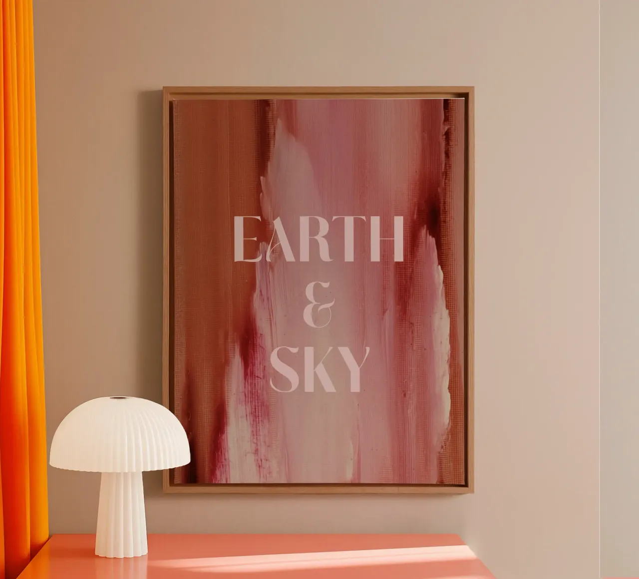 Soft Poems No 11 tela con Cornice a cassetta da treechild