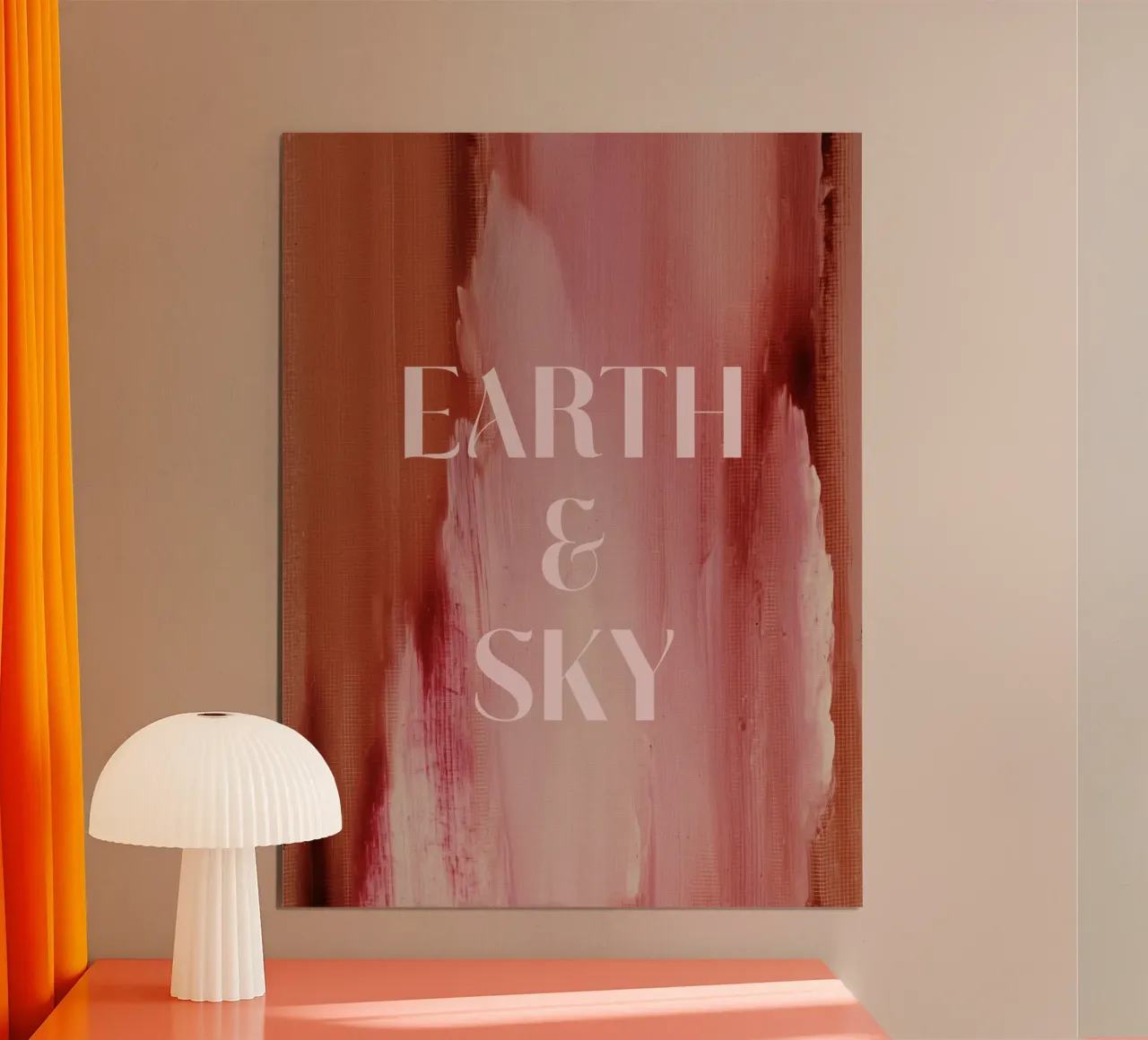 Soft Poems No 11 poster con telaio in legno da treechild