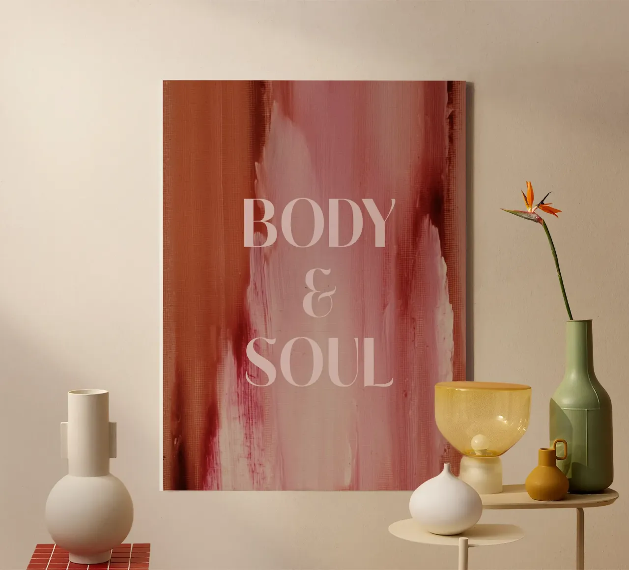 Soft Poems No 14 tela con Cornice a cassetta da treechild