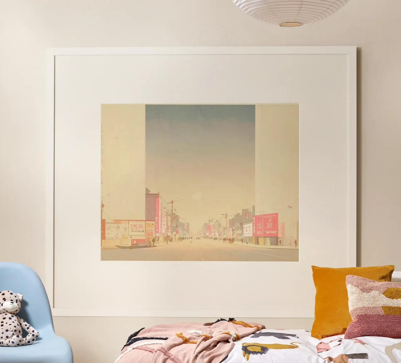 Paesaggio Giappone poster da pixel