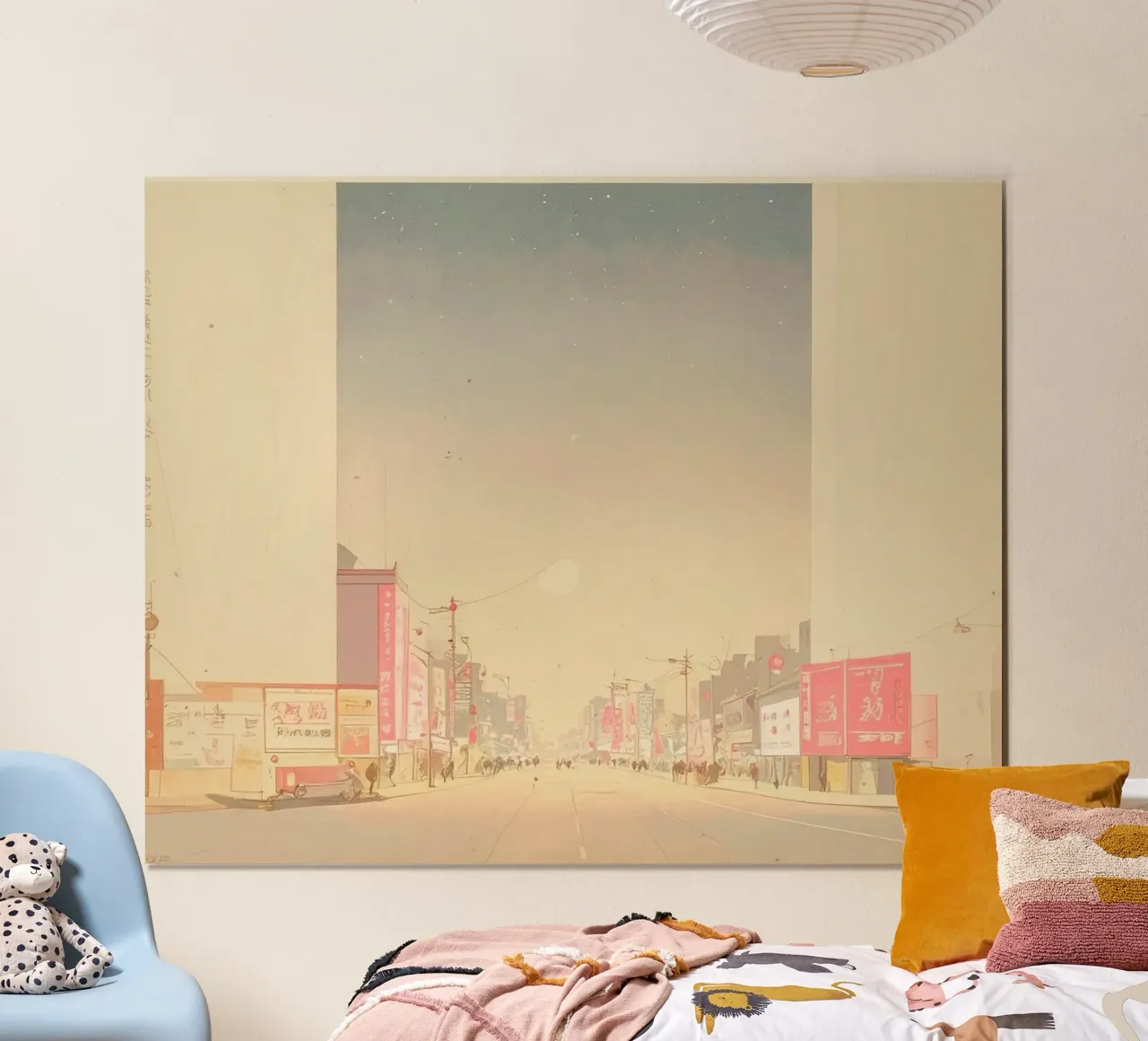 Paesaggio Giappone poster da pixel