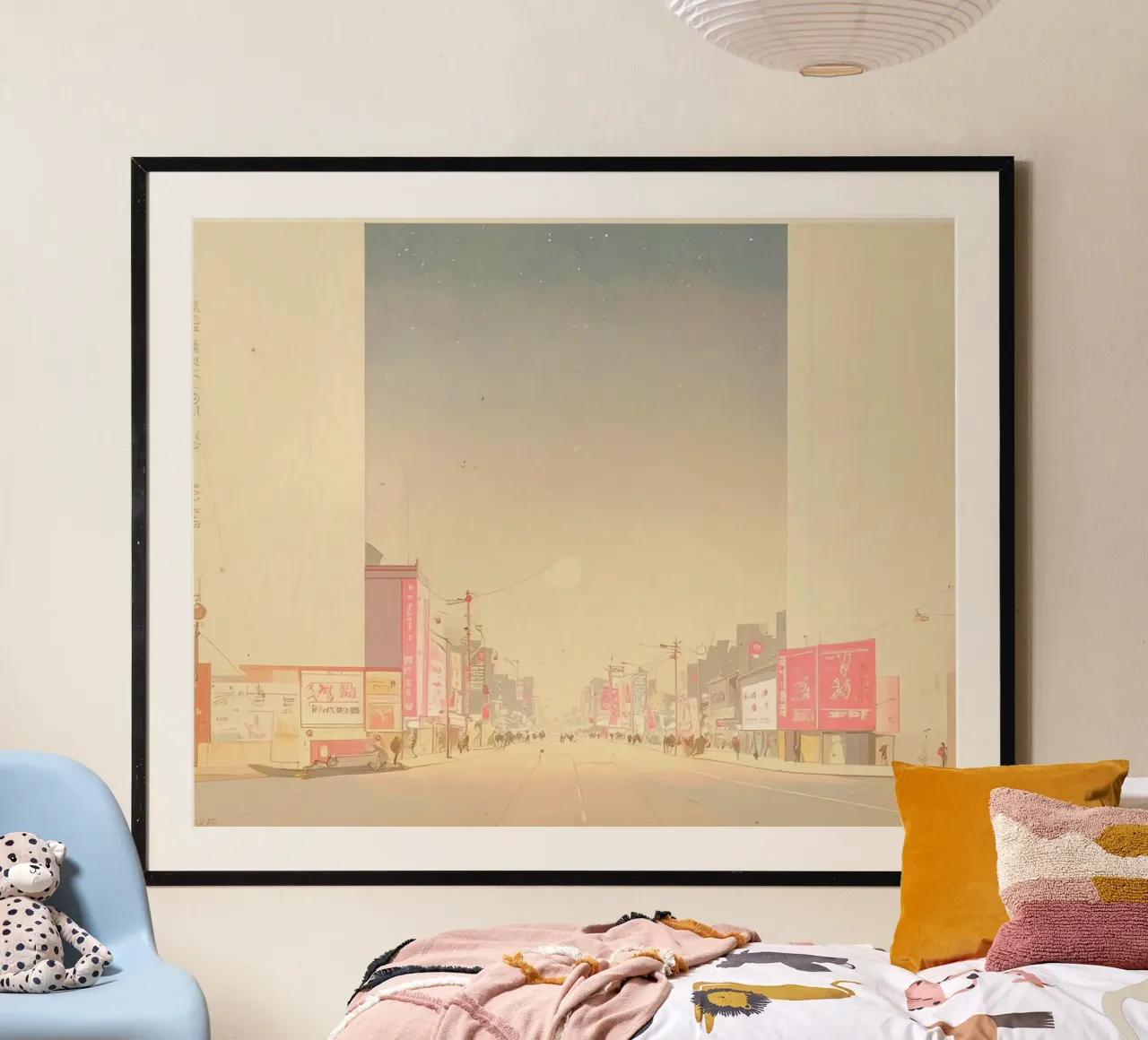 Paesaggio Giappone poster da pixel
