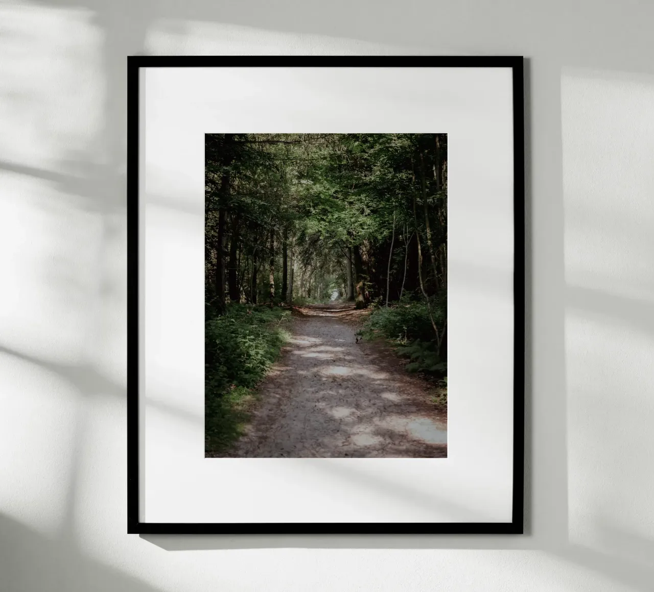 Il viaggio è la destinazione poster con telaio in legno da Janine Sommer Fotografie