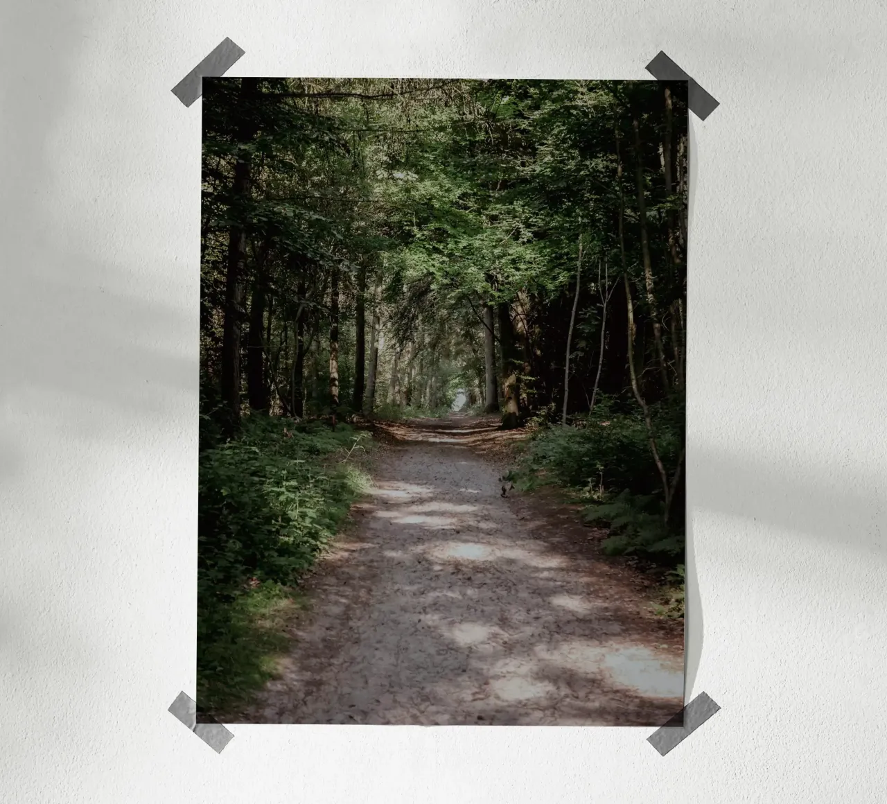 Il viaggio è la destinazione poster con telaio in legno da Janine Sommer Fotografie