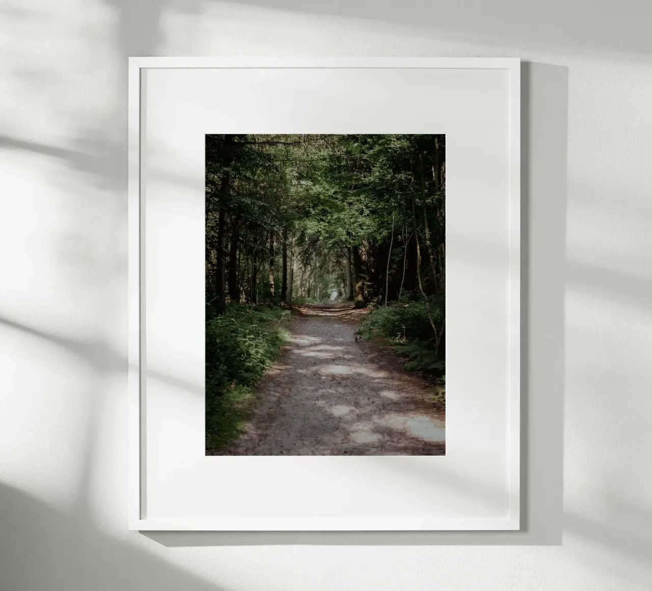 Il viaggio è la destinazione poster con telaio in legno da Janine Sommer Fotografie