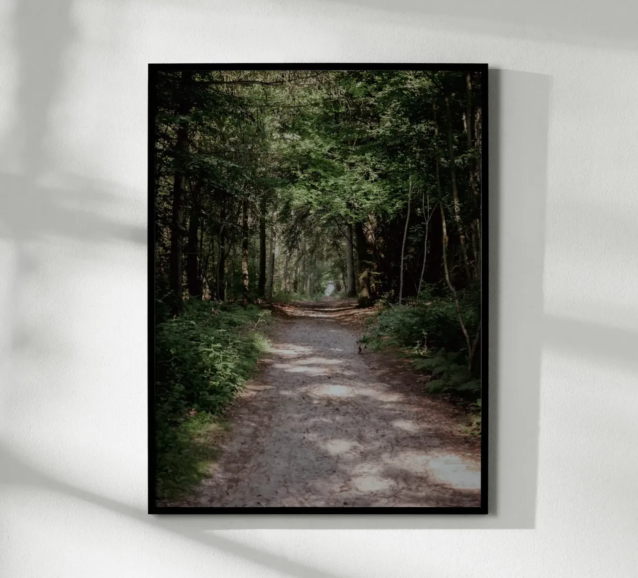 Il viaggio è la destinazione poster con telaio in legno da Janine Sommer Fotografie