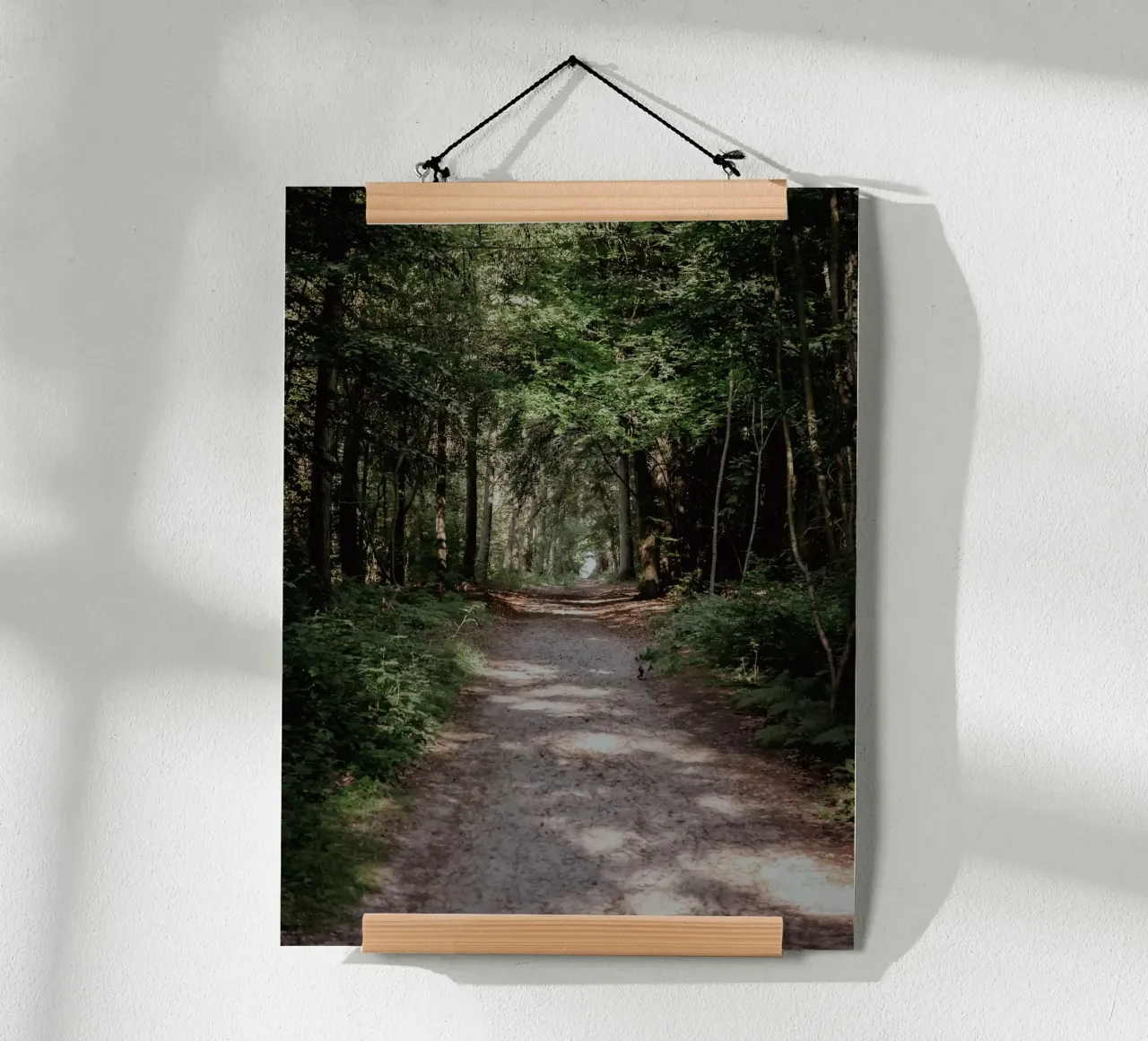 Il viaggio è la destinazione poster con telaio in legno da Janine Sommer Fotografie