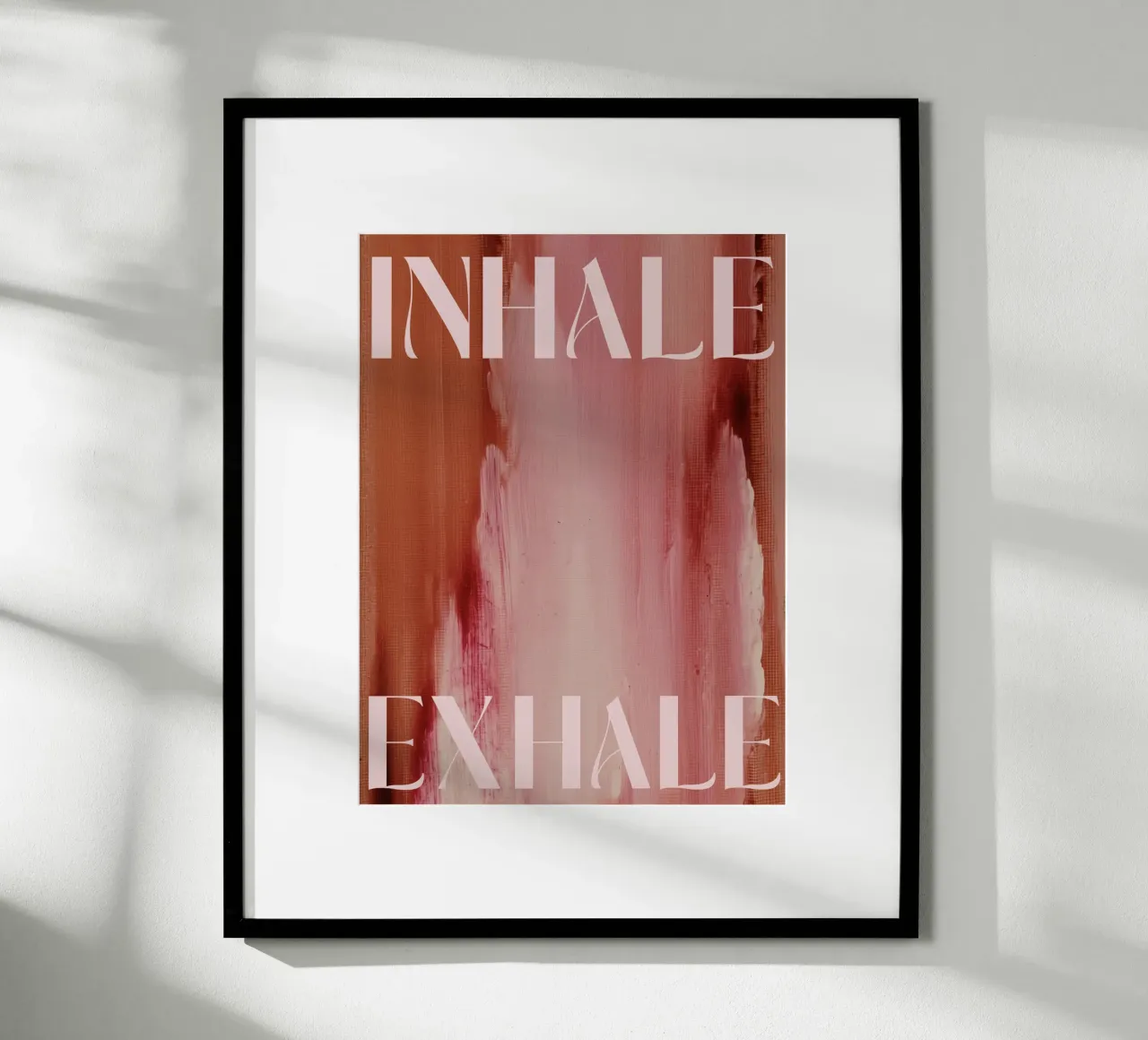 Soft Poems No 16 poster con telaio in legno da treechild