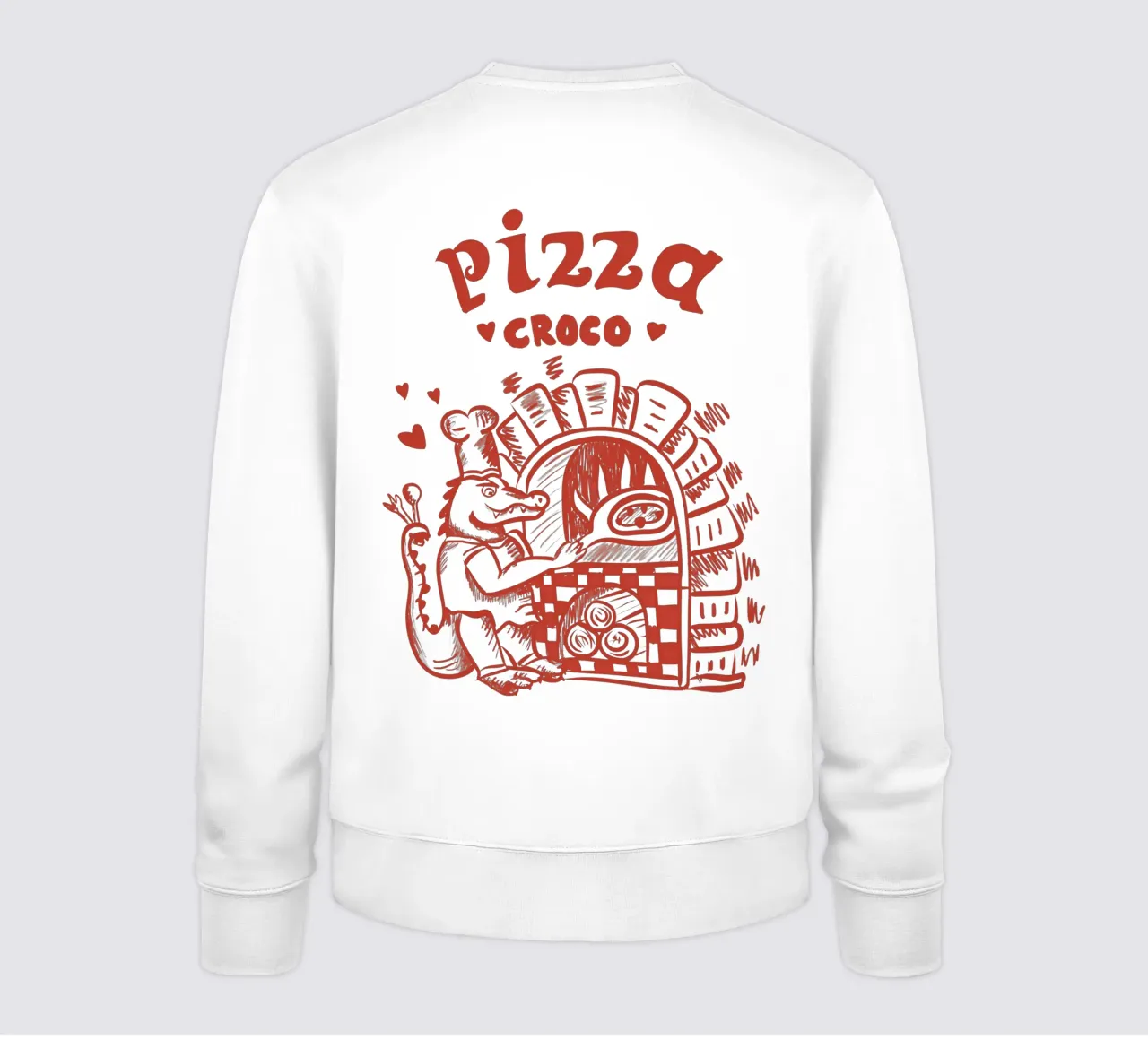Pizza Croco felpa da Studio Dolci