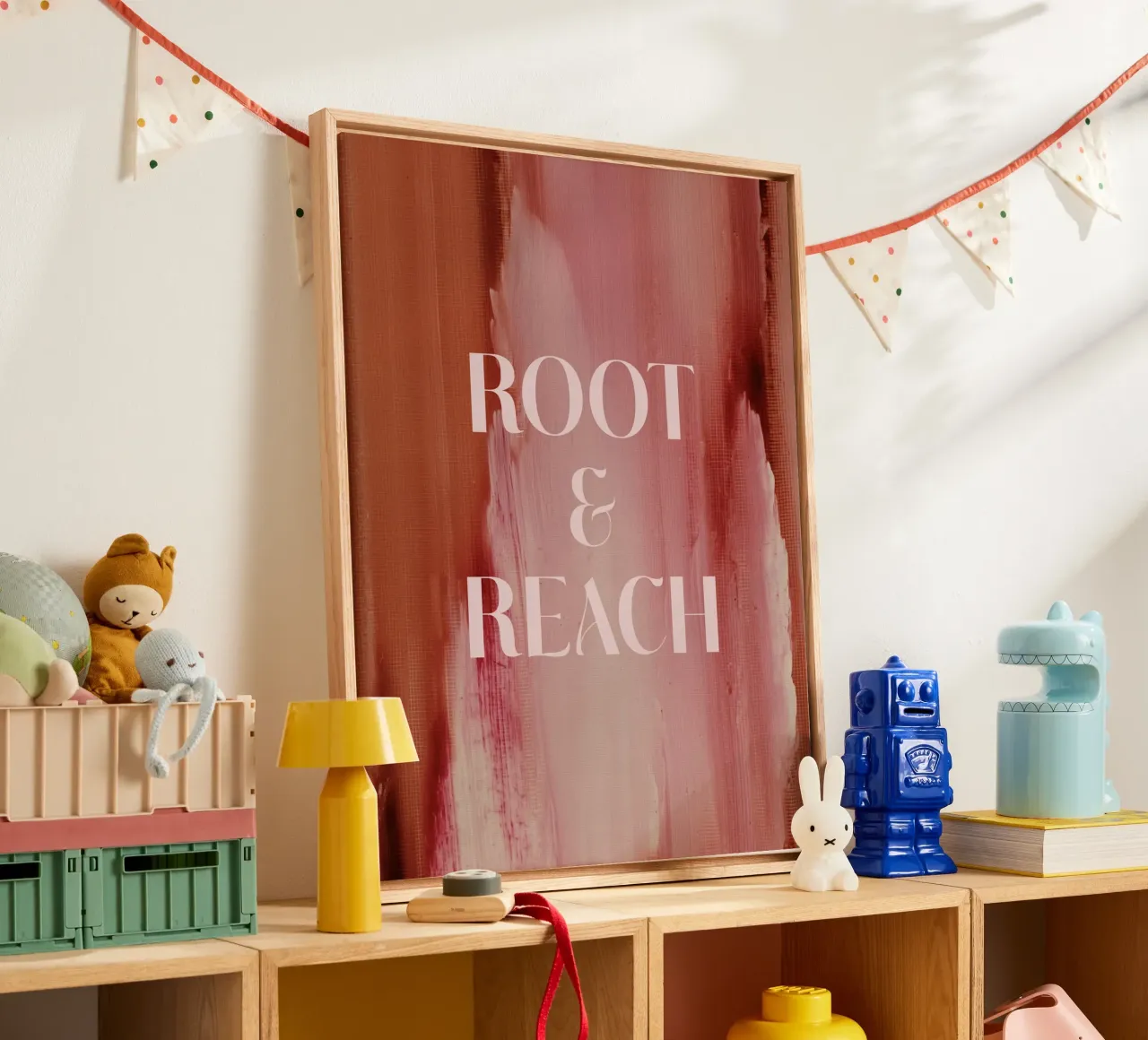 Soft Poems No 19 tela con Cornice a cassetta da treechild