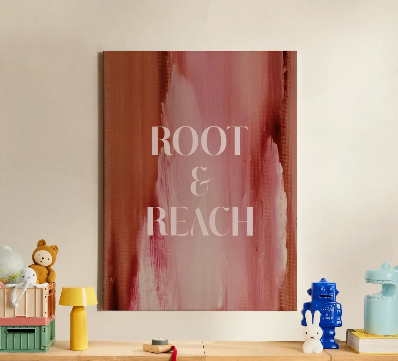 Soft Poems No 19 tela con Cornice a cassetta da treechild