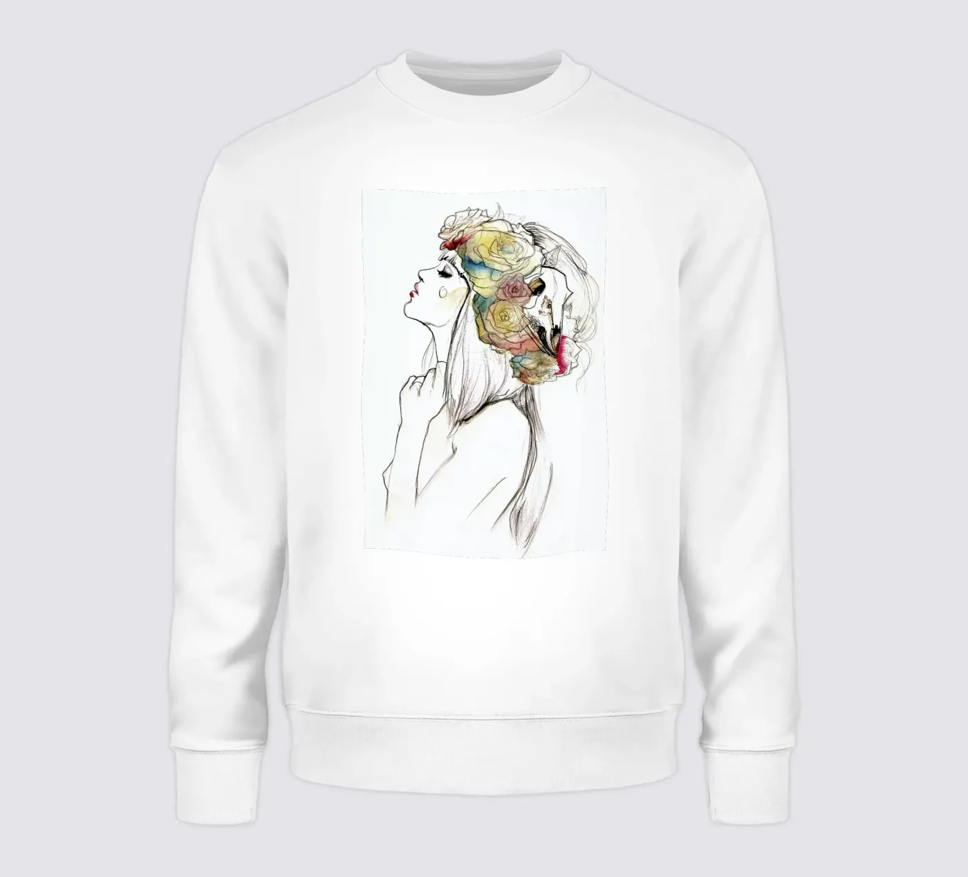 Flowered felpa da Ina Stanimirova