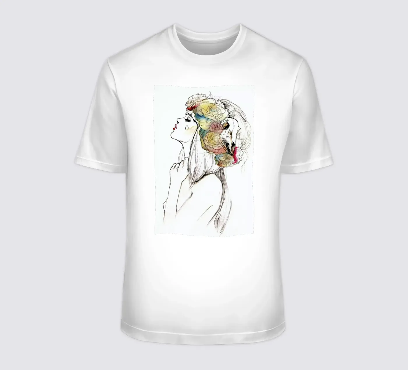 Flowered t-shirt da Ina Stanimirova