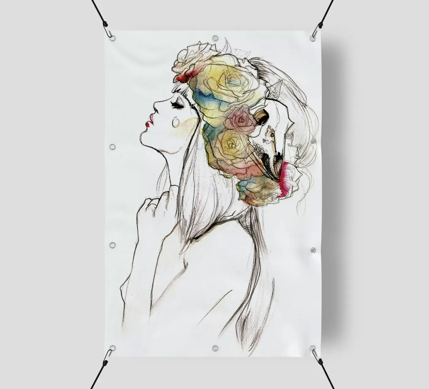 Flowered pvc cover by Ina Stanimirova