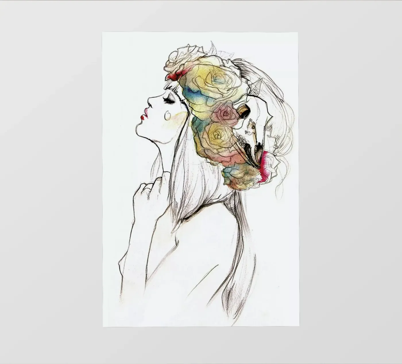 Flowered pvc cover by Ina Stanimirova