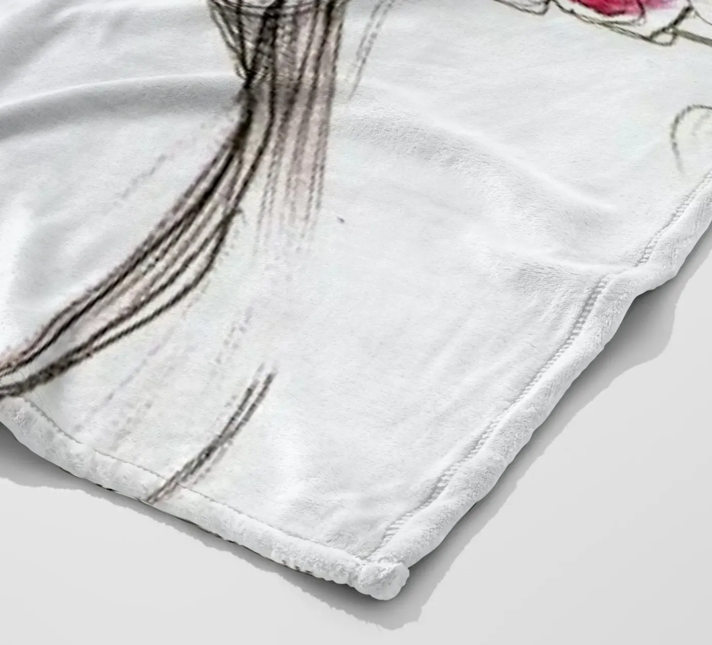 Flowered Fleecedecke von Ina Stanimirova