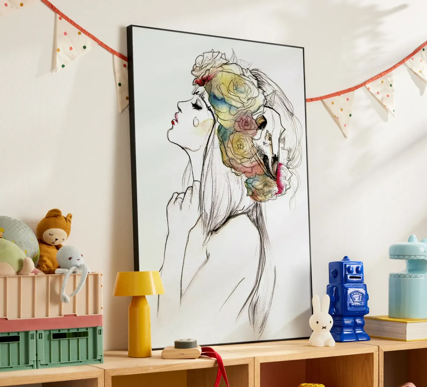 Flowered panneau forex de Ina Stanimirova