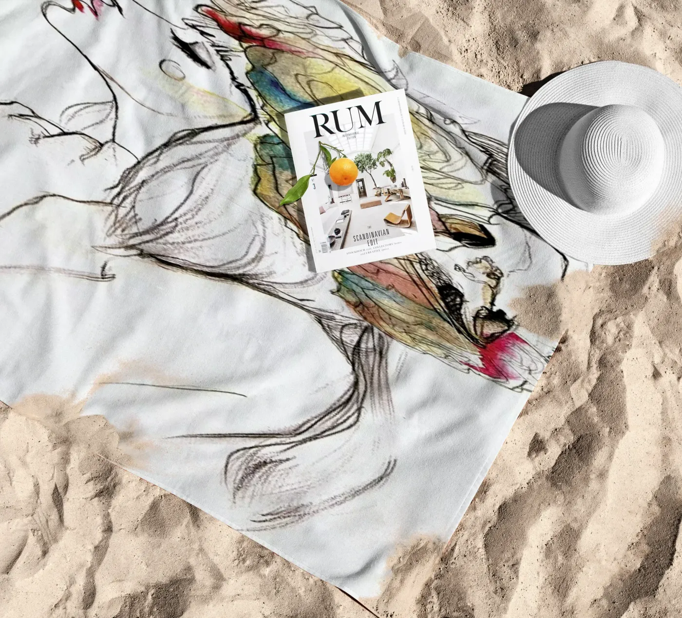 Flowered telo mare da Ina Stanimirova