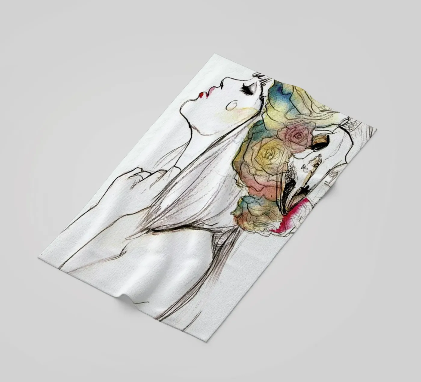 Flowered telo mare da Ina Stanimirova