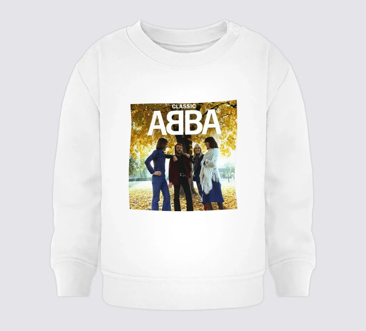 Poster classico degli Abba felpa neonato da MULTIMEDIA ARTWORK