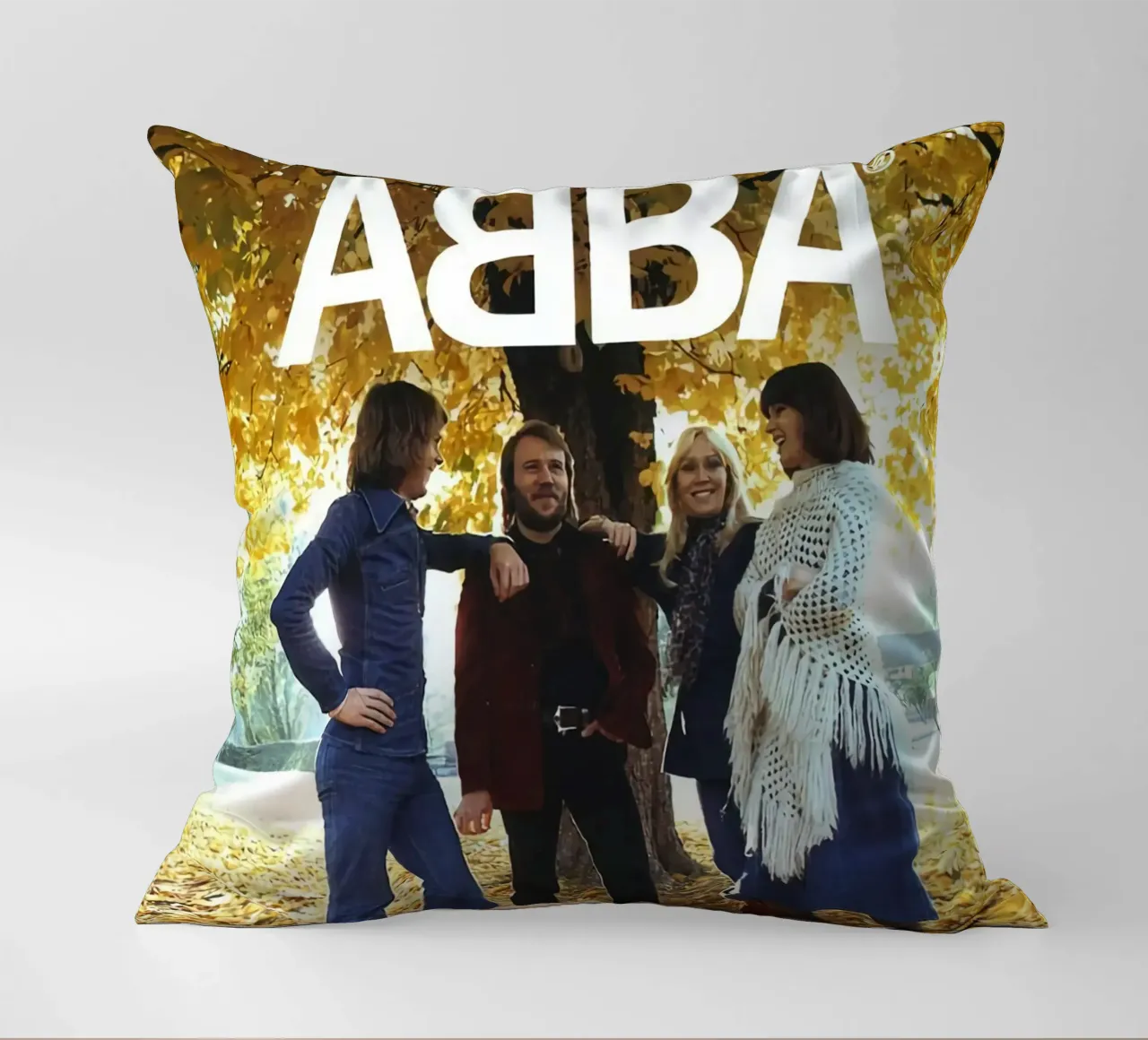 Poster classico degli Abba cuscino da MULTIMEDIA ARTWORK