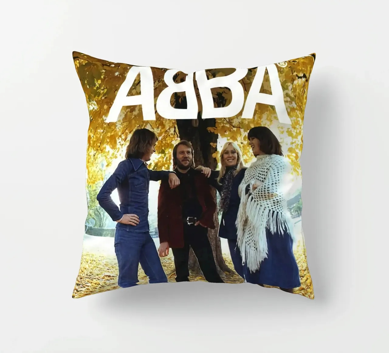 Poster classico degli Abba cuscino da MULTIMEDIA ARTWORK