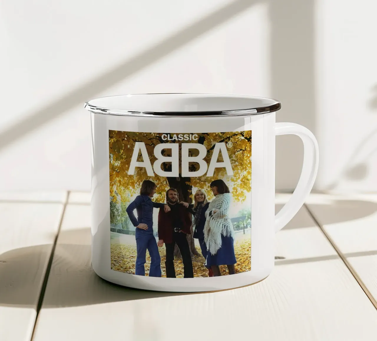 Poster classico degli Abba tazza in smalto da MULTIMEDIA ARTWORK