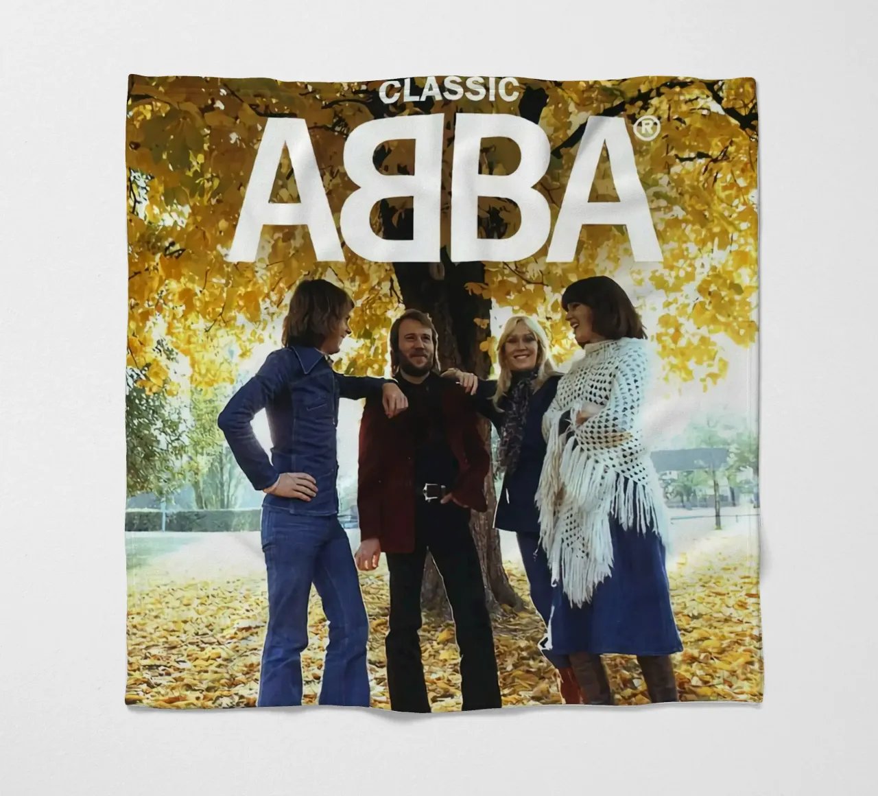 Poster classico degli Abba coperta in pile da MULTIMEDIA ARTWORK