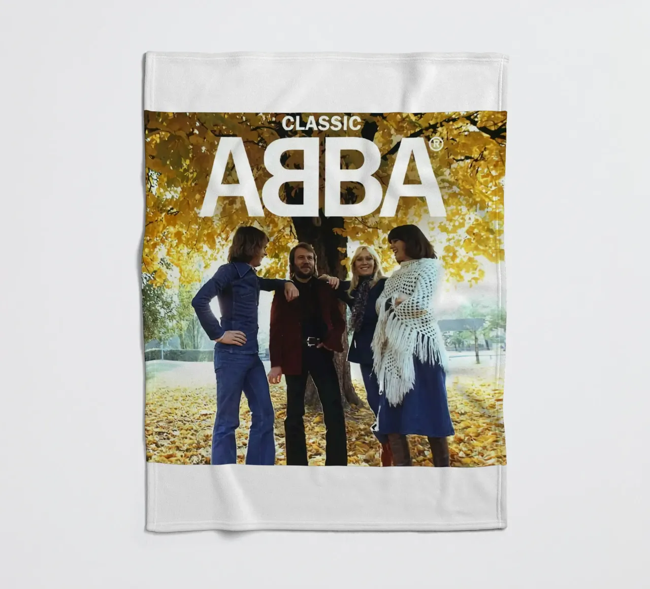 Poster classico degli Abba coperta in pile da MULTIMEDIA ARTWORK