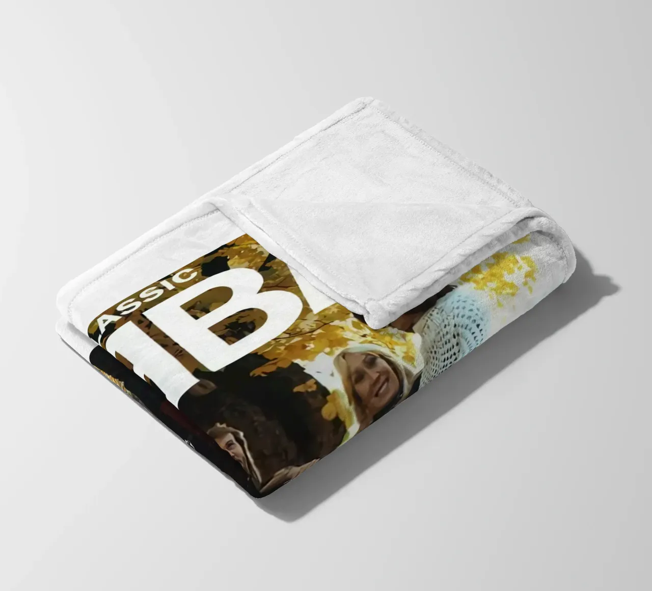 Poster classico degli Abba coperta in pile da MULTIMEDIA ARTWORK