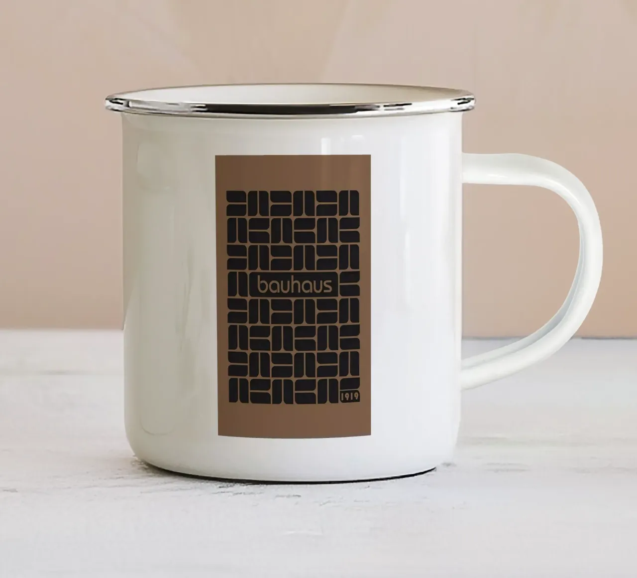 Bauhaus 1919 tazza in smalto da Narciso