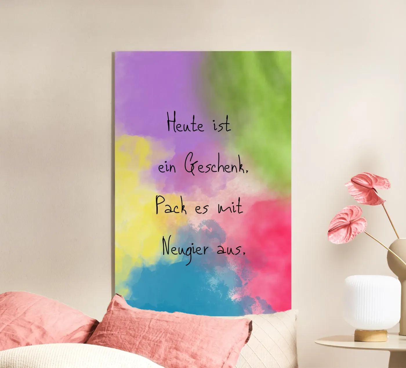 Ein Geschenk plexiglas de isabels_wunderwelt_digital_art