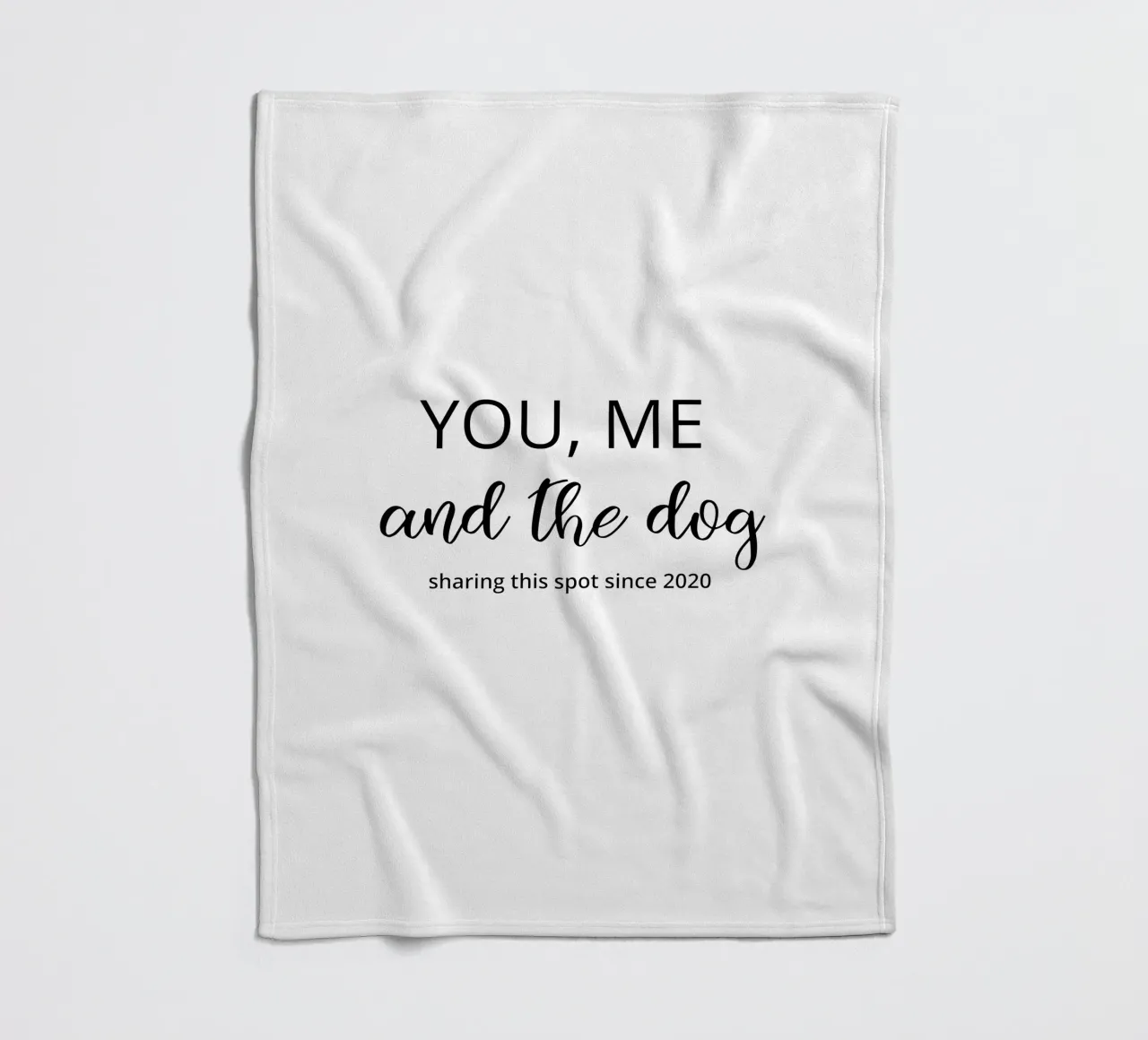 You, me and the dog coperta in pile da Form&Font