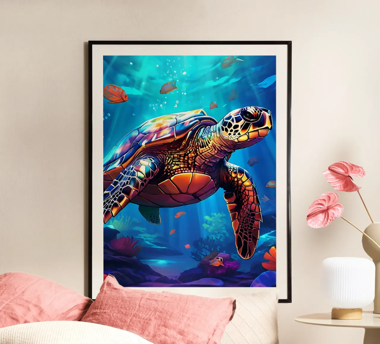 Turtle_style_J_2 hahnemühle by Tierisch bunt by LK